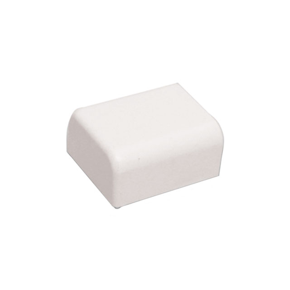 FEC-71414 1/2' END CAP WHITE