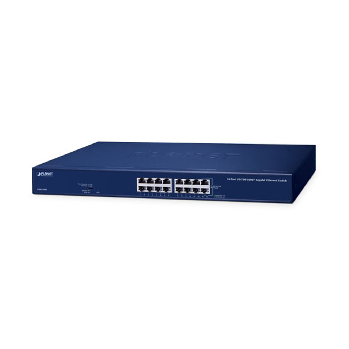 GSW-1601 16-Port Gb Network Switch w/ 1-Port 10/100Mbps Uplink