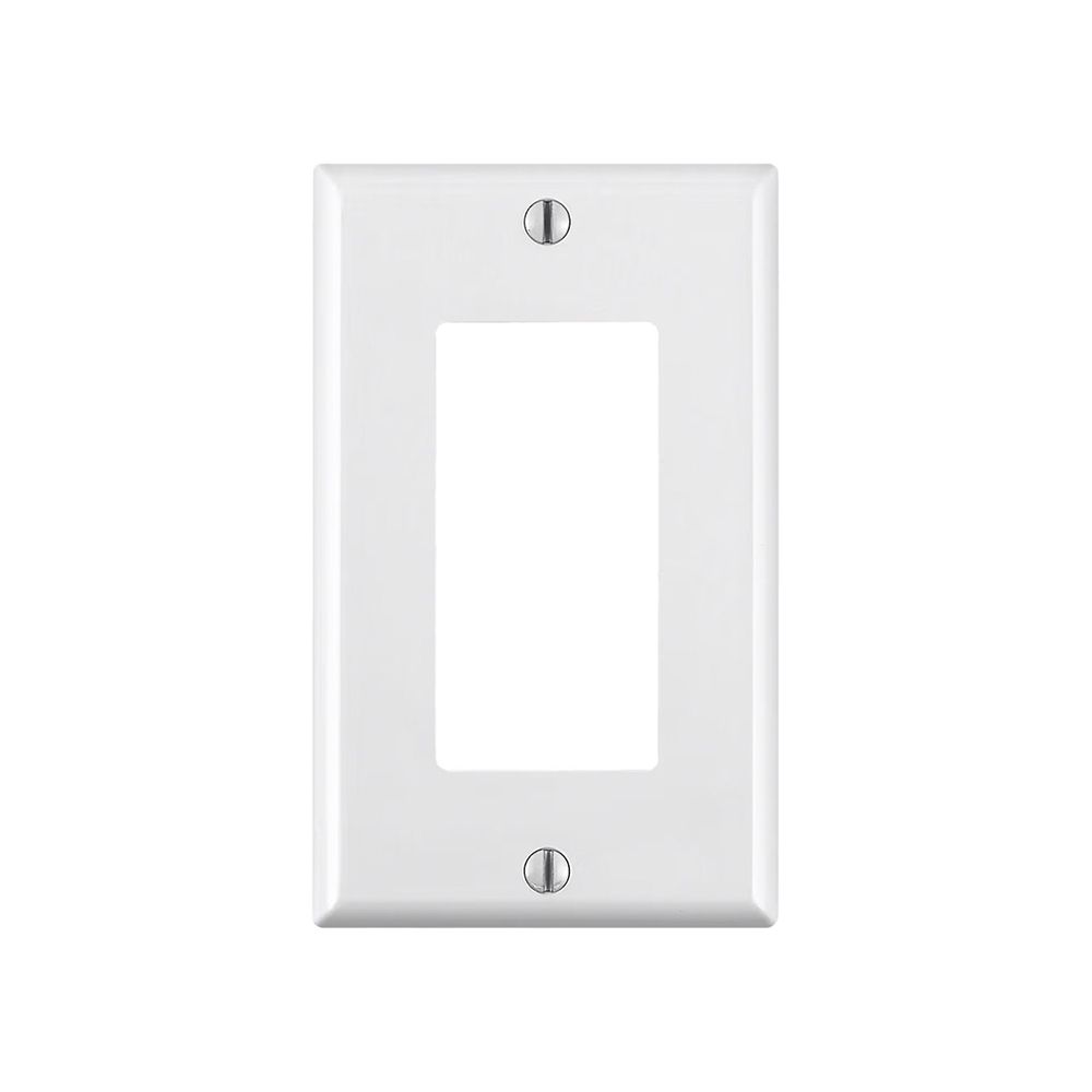 JE300-1/WH 1P faceplate, white